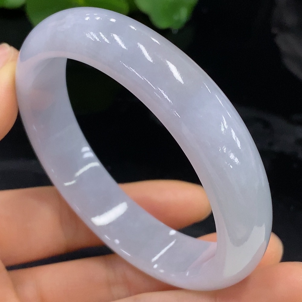 F24821571 Jadeite Round Bracelet 58.9 Inner Diameter Approx. 58.55g Total Weight