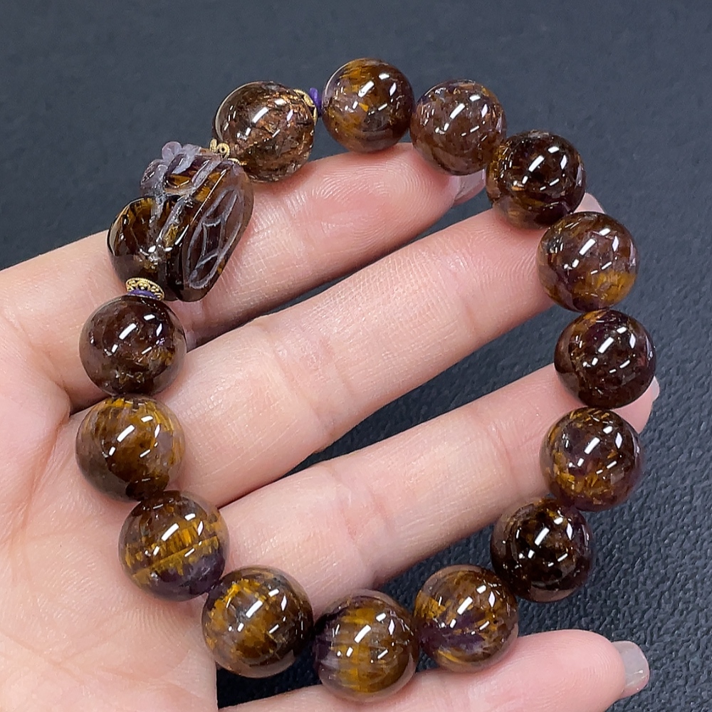 C27051711 Crystal Bracelet Total Weight Approx. 40.78g Size 11.9-12.4mm Non-Gold