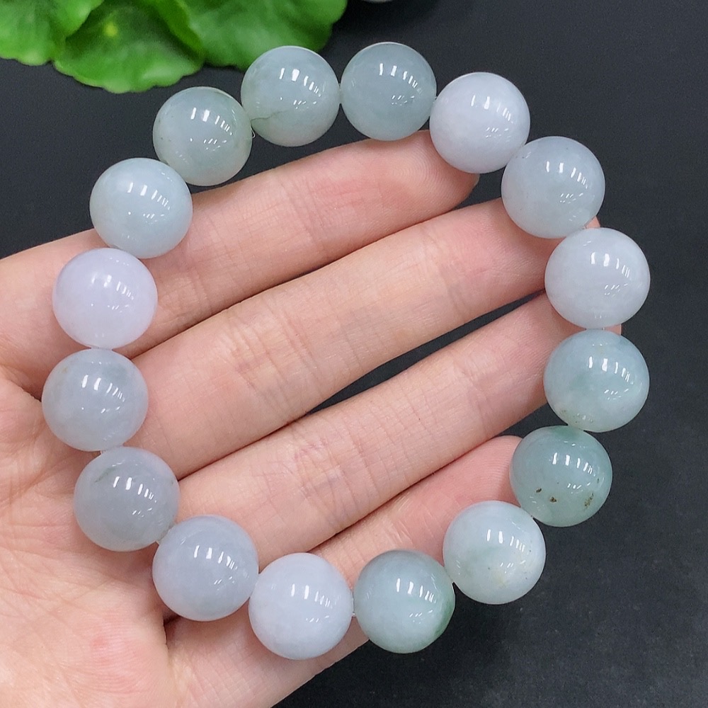 F30457454 Jadeite Bracelet 12.9mm Approx. Total Weight About 62.3g