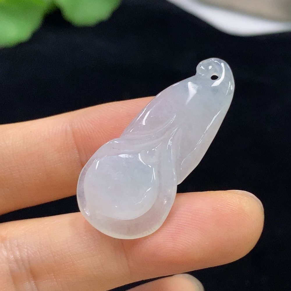 F33835948 Jadeite Flower Pendant Total Weight Approximately 5.2g