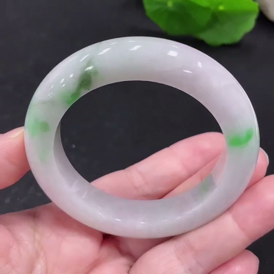 F29344755 Jadeite Round Bracelet Size 50.4 Total Weight Approx. 63.6g (with other mineral components)