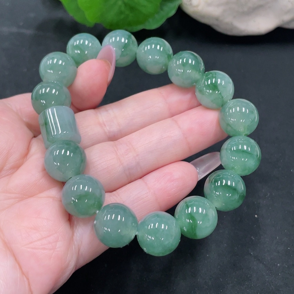 F35128424 Jadeite Bracelet  13/11.5mm approx.  Total weight approx. 59.19g