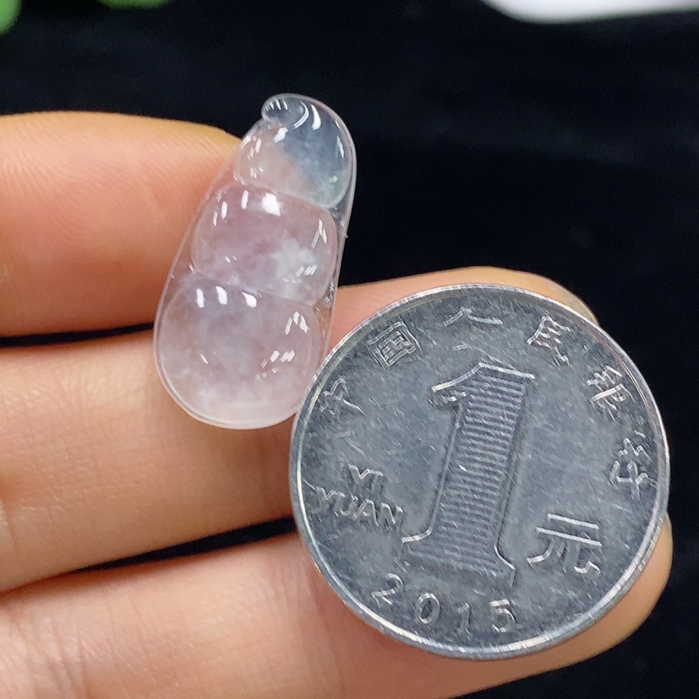 F33836168 Jadeite Lucky Bean Pendant