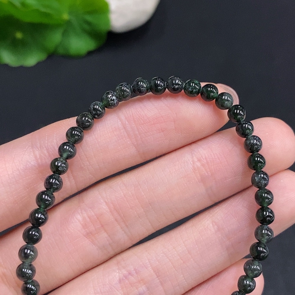 F35123977 Jadeite Bracelet Non-Gold Inlaid Total Weight About 6.2g Size Approximately 3.9mm