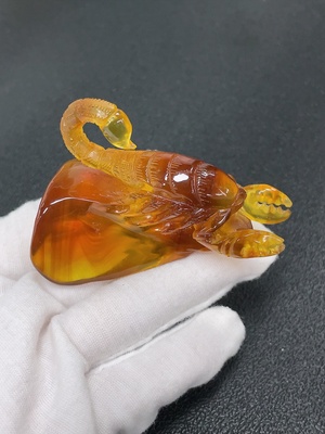 C42068762 琥珀蜜蜡摆件  货品总重约25.95克