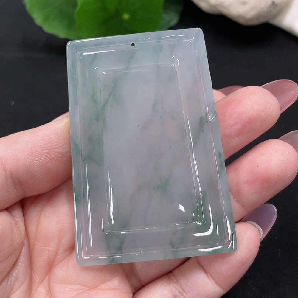 F34982387 Jadeite Success Immediately Pendant