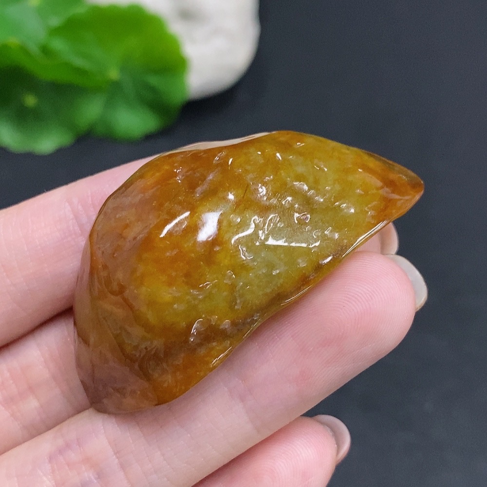 F34035019 Jadeite Pendant Total Weight Approx. 26.3g Yellow Color Origin Undetermined