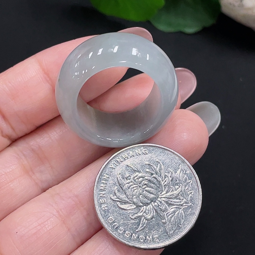 F29360775 Jadeite Ring Size 20 Total Weight Approx. 11.8g