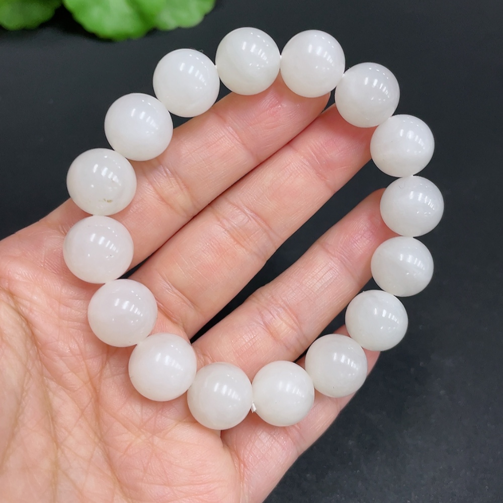 H34072636 Hetian Jade Bracelet, Approx. 11.7mm, Total Weight Approx. 41g