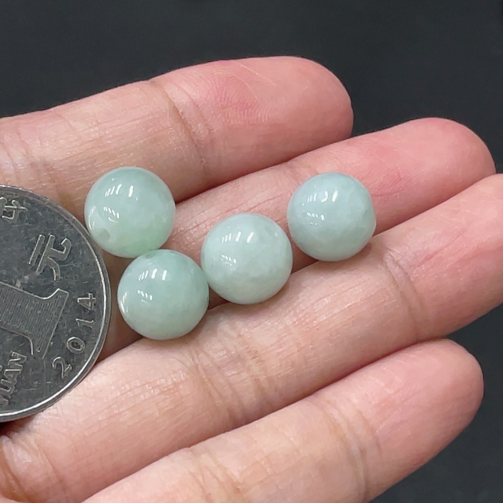 F20208118 Jadeite Beads Approx. 9.7/9.8mm