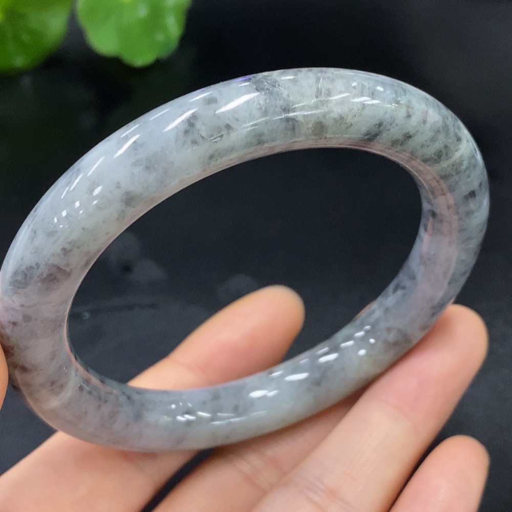 F28205464 Jadeite Round Bangle Total Weight Approx. 54.9g Size 56