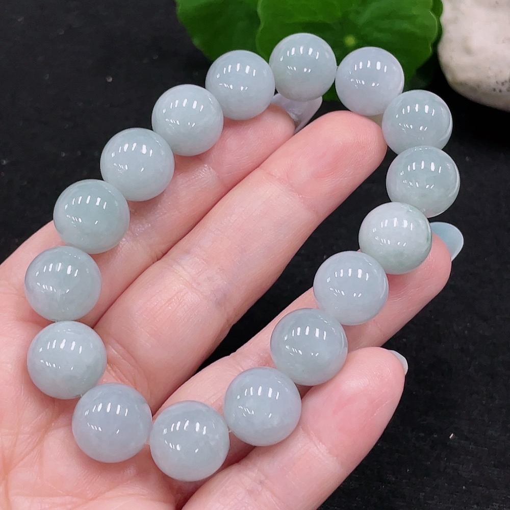F33873490 Jadeite Bracelet Approx. 12.1mm Total Weight Approx. 50g