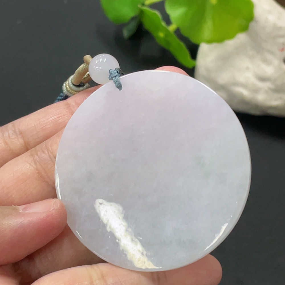 F35081500 Jadeite Plain Pendant Total Weight about 30.5g