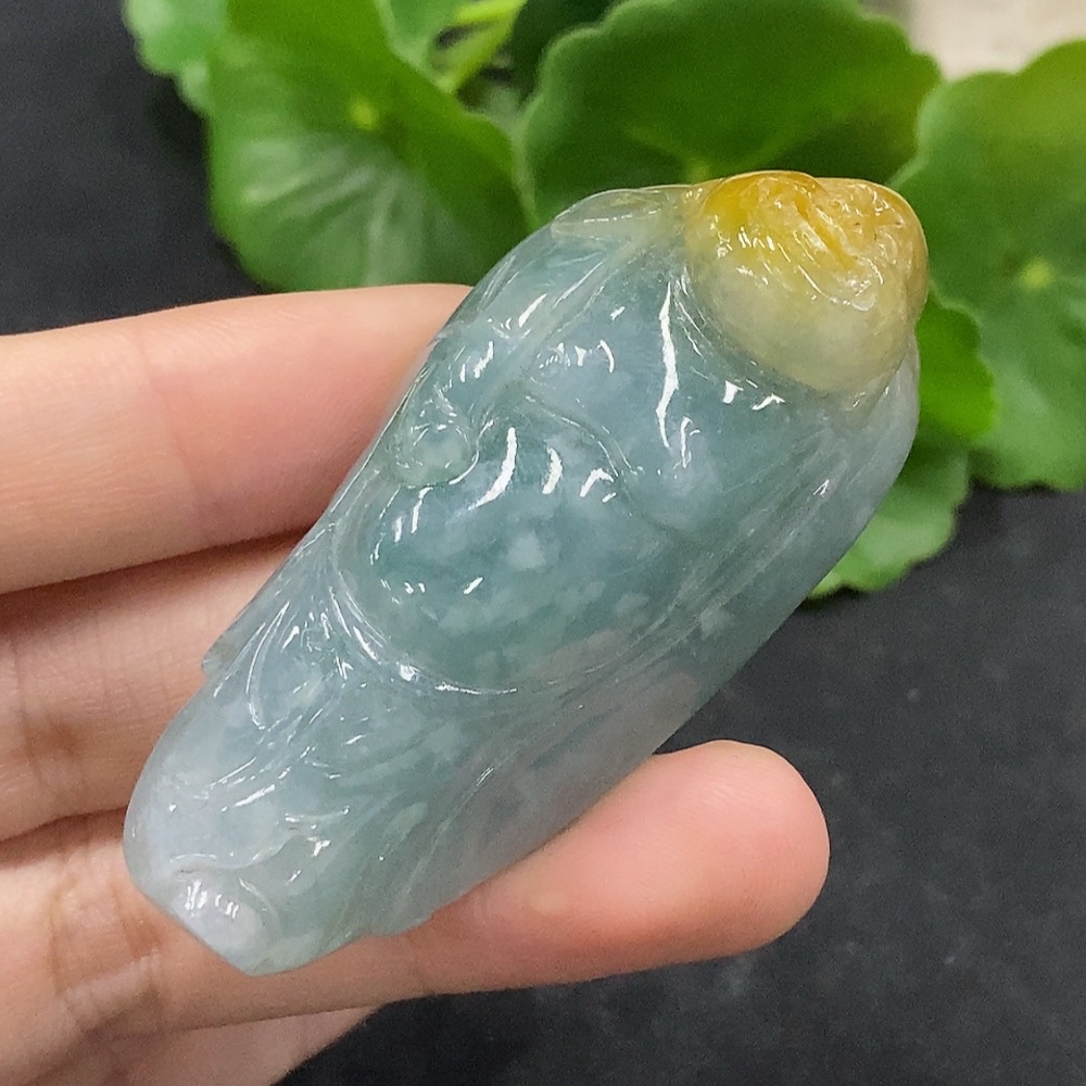 F35090134 Jadeite Buddha Pendant Total Weight Approx. 45g