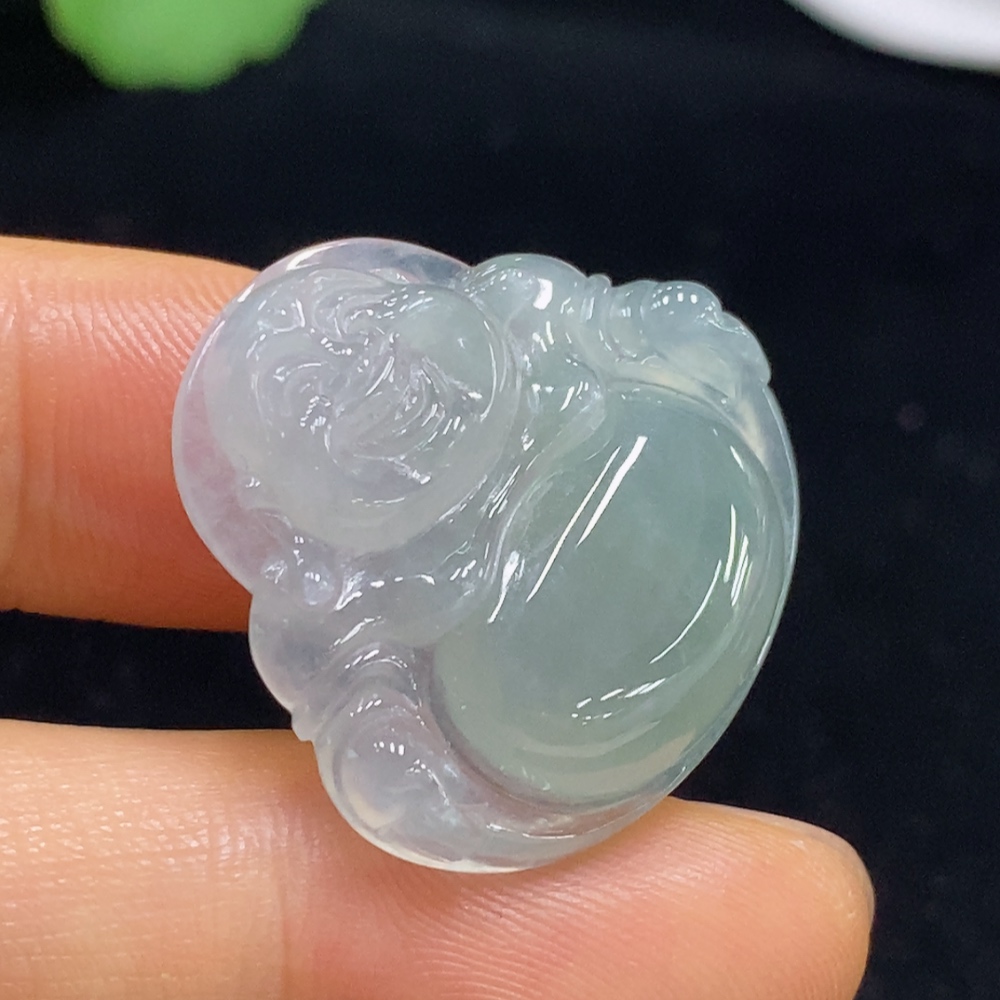 F35136885 Jadeite Pendant Buddha Total Weight Approx. 6.18g