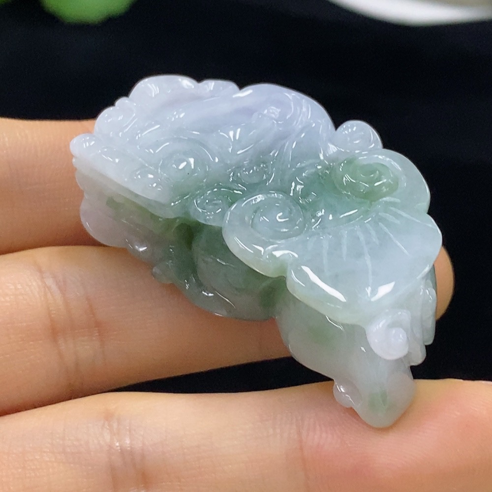 F32790003 Jadeite Pixiu Pendant Total Weight Approx. 36.95g