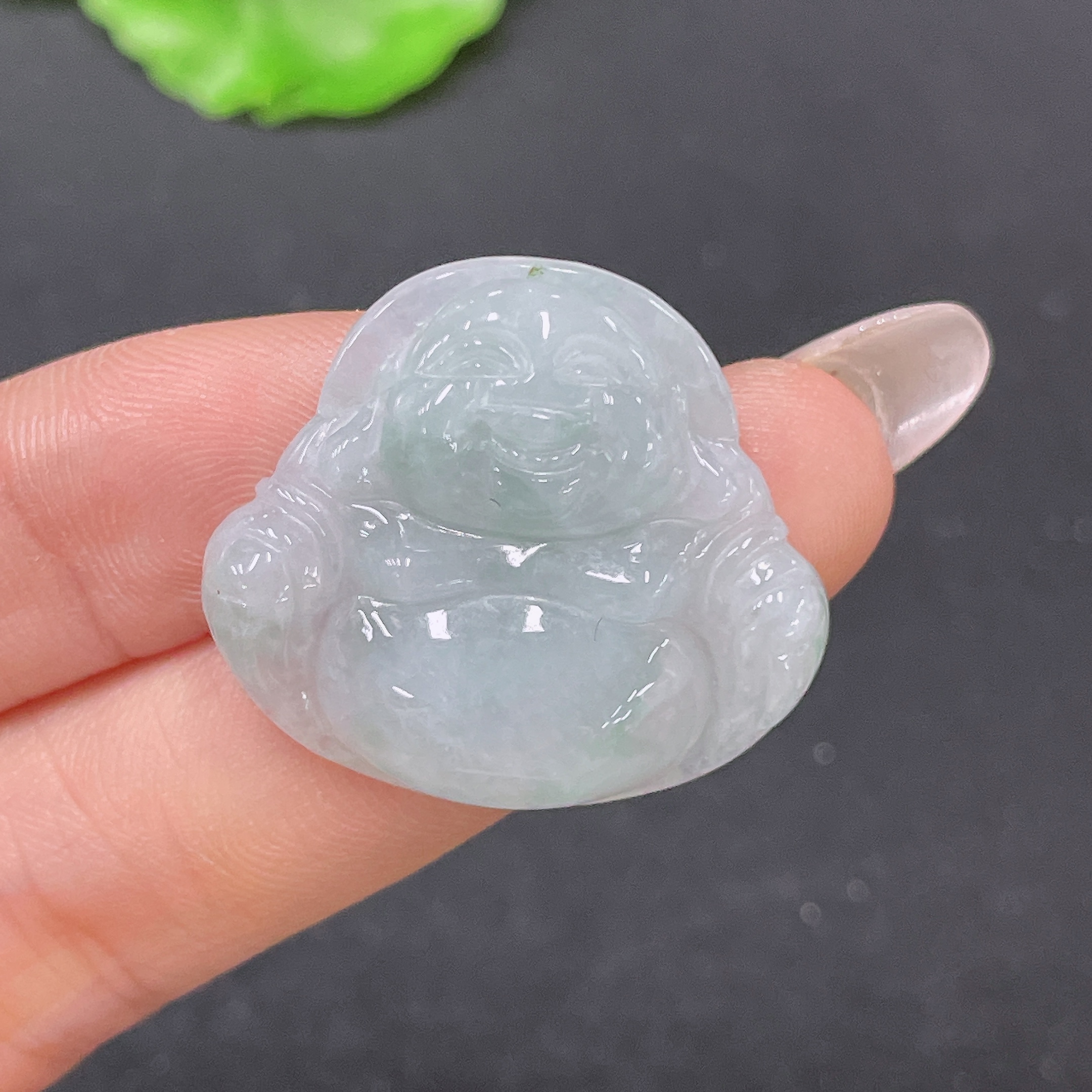 F35138829 Jadeite Pendant Buddha Total Weight Approx. 6.56g