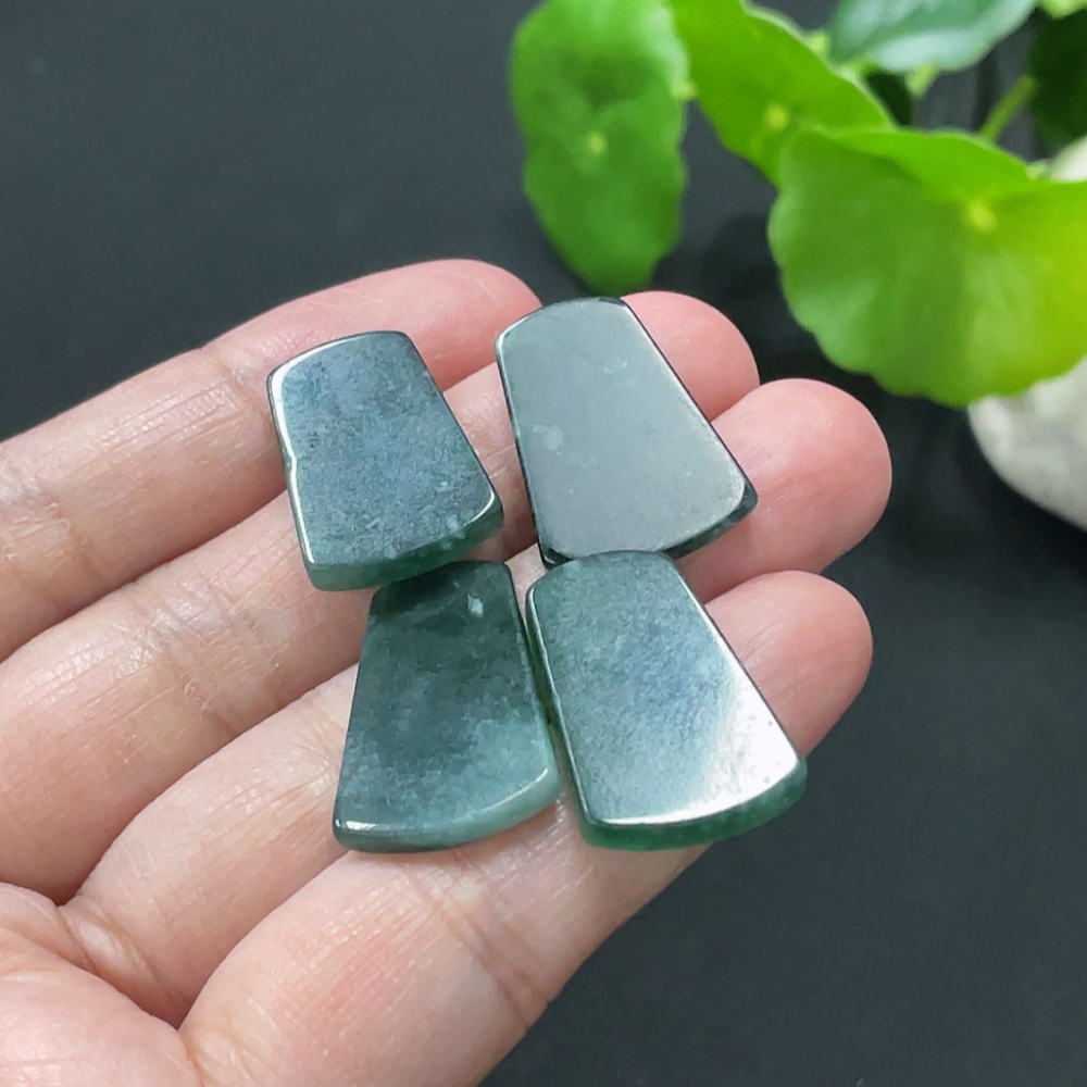 F34978692 Jadeite Plain Pendant Inlay