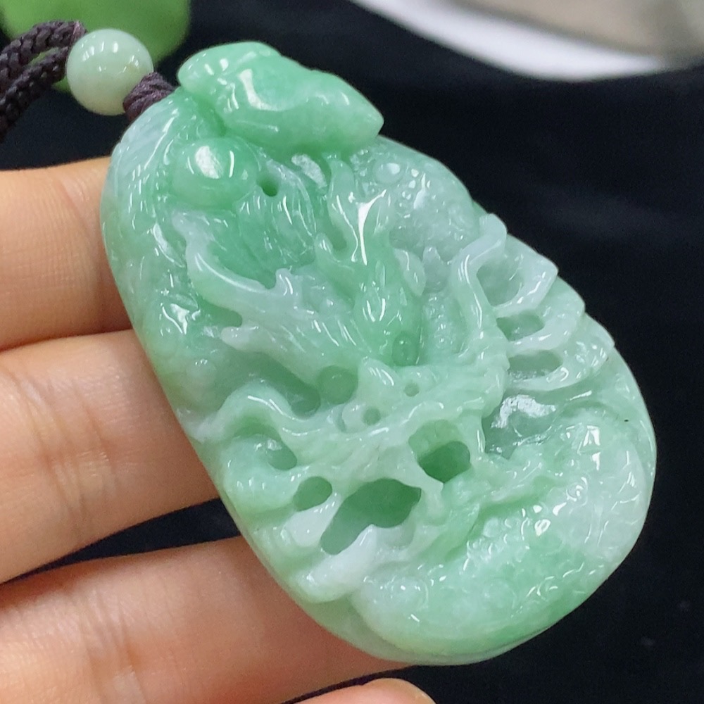 F33835385 JadeiteDragon Pendant