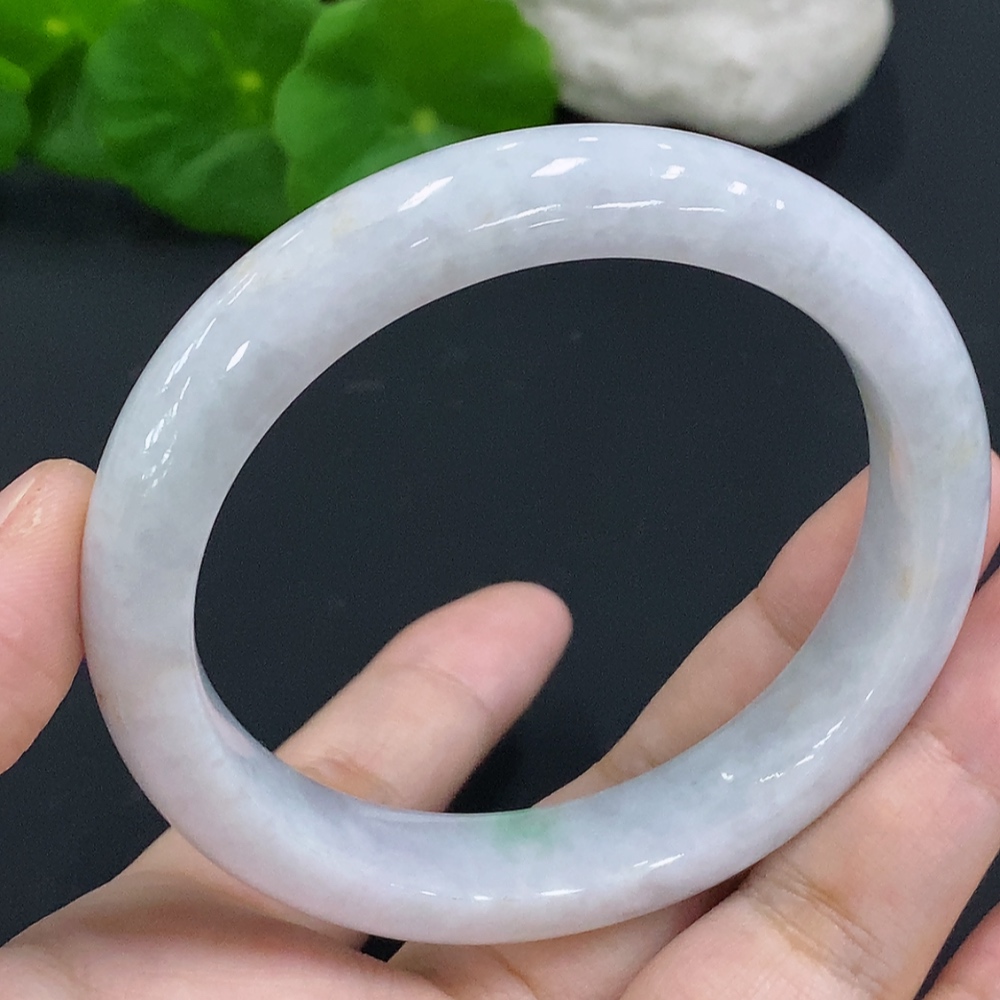 F29317985 Jadeite Round Bracelet Size 57 Total Weight About 53.7g