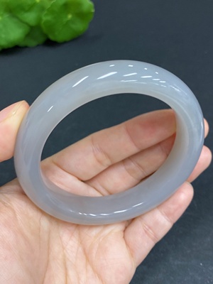 H29375223 Hetian Jade Round Bracelet Size 58 Total Weight Approx. 66.4g