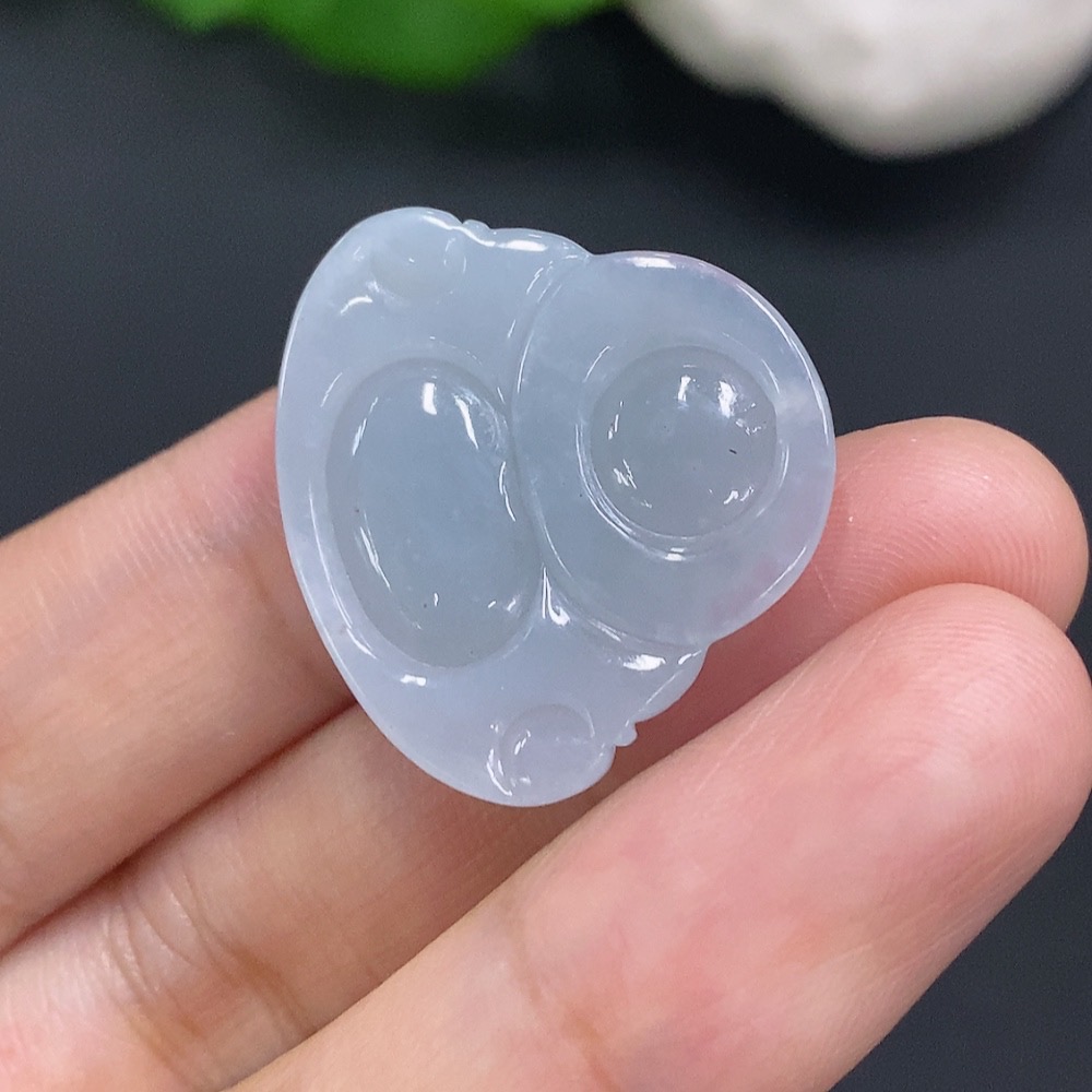 F28193290 Jadeite Buddha Pendant Total Weight Approximately 5.8g