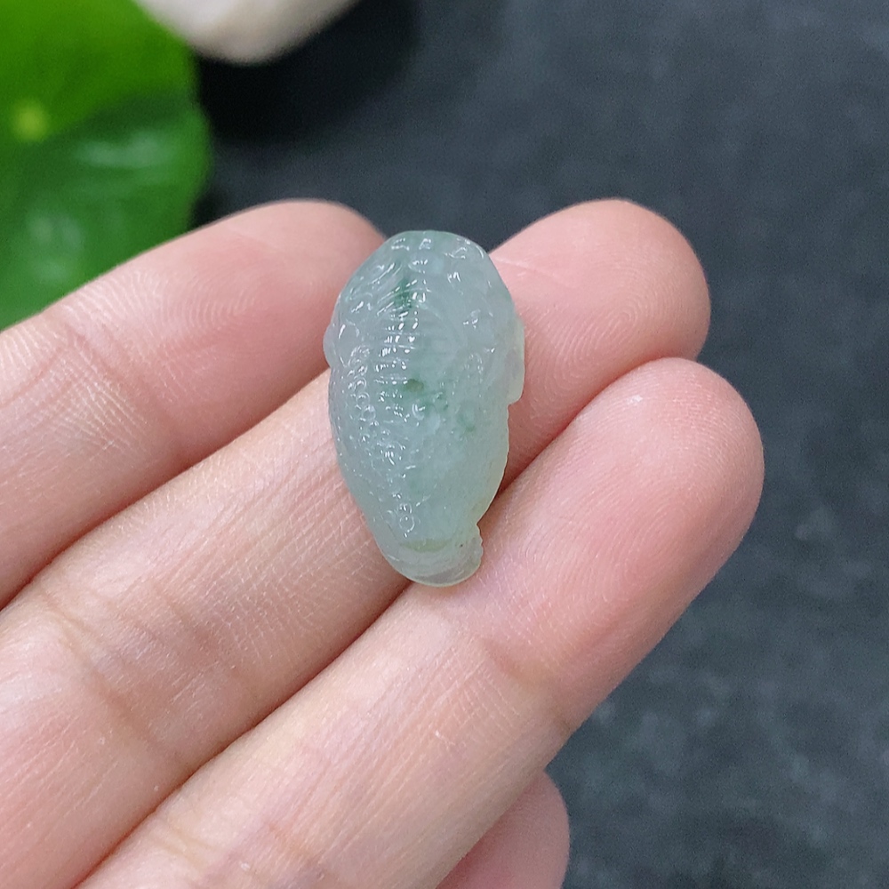 F33942671 Jadeite Pendant Golden Toad Total Weight Approx. 2.48g