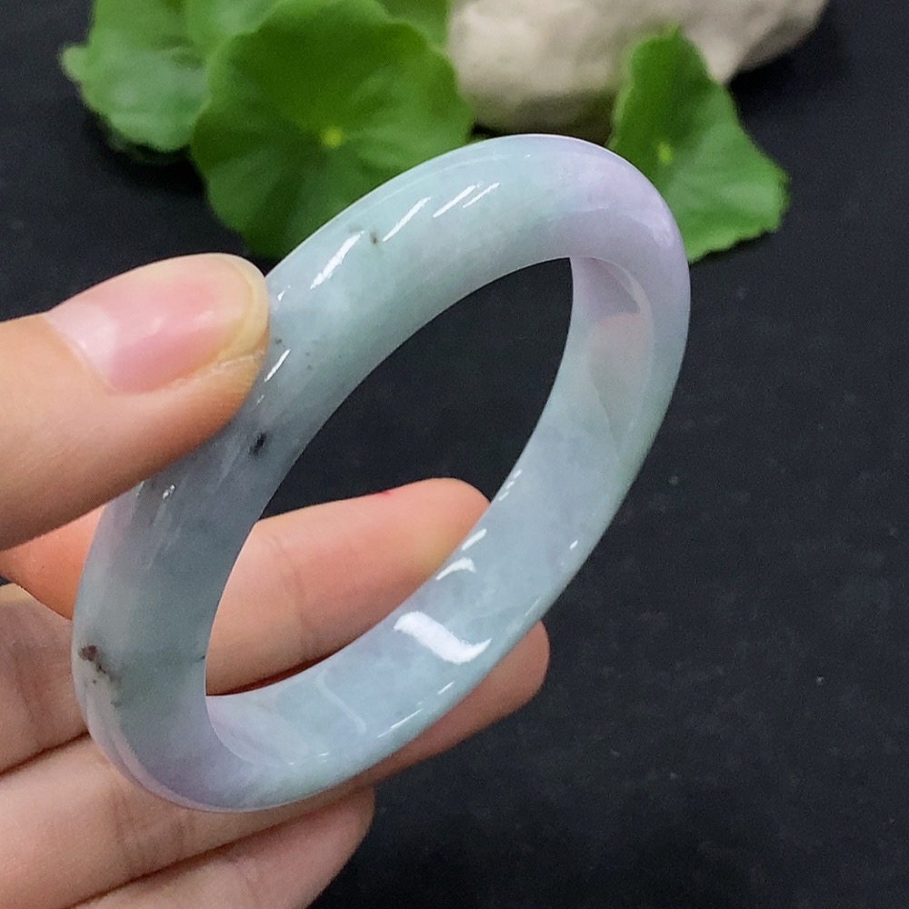 F30516522 JadeiteRound Bangle, Inner Diameter 53.2, Total Weight Approx. 46.76g