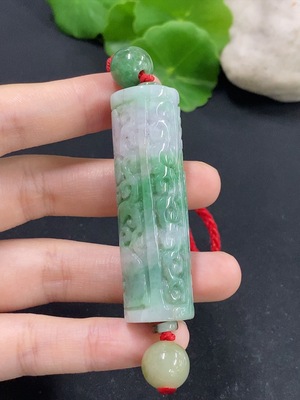 F46548253 翡翠仿古挂件 货品总重约42.2g