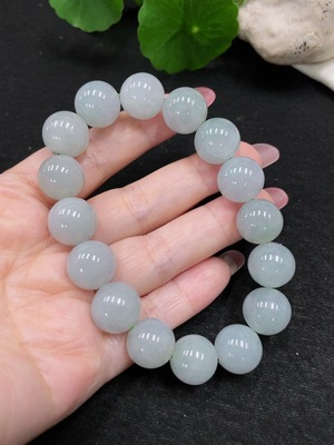 F32809564 Jadeite Bracelet, Approx. 13.3mm, Total Weight Approx. 64.3g