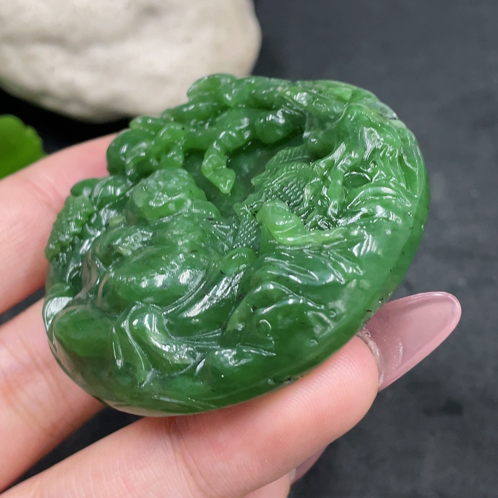 H33845969 Hetian Jade Pendant - Buddha, Total Weight Approx. 50.5g