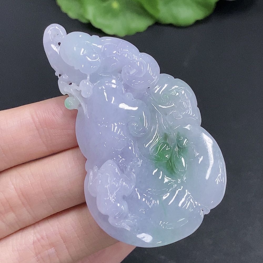 F31623929 Jadeite Ruyi Pendant Total Weight Approx. 33.7g