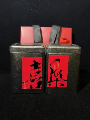 D40806491 普洱生茶 2024年 德昂酸茶 250g✖️2罐 包装略完整 没有品鉴（新估价机制）