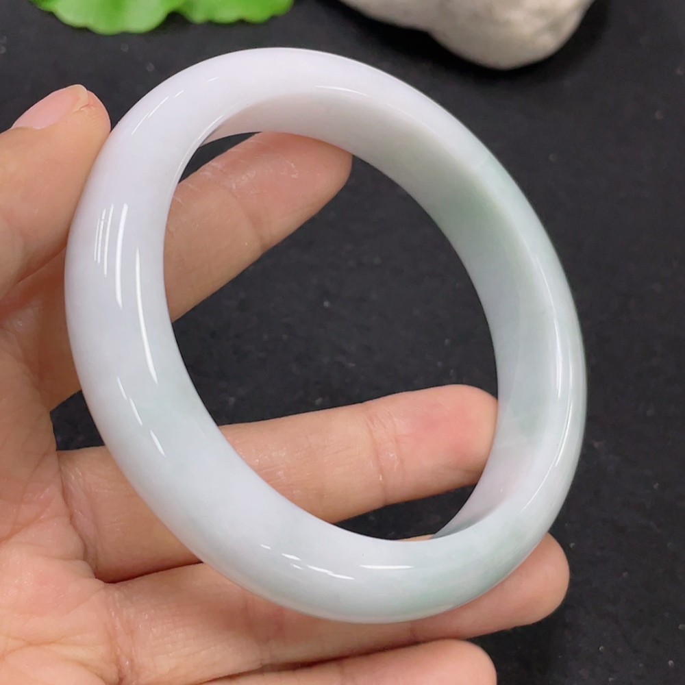 F31612827 Jadeite Round Bangle Size 57 Total Weight Approx. 59.35g