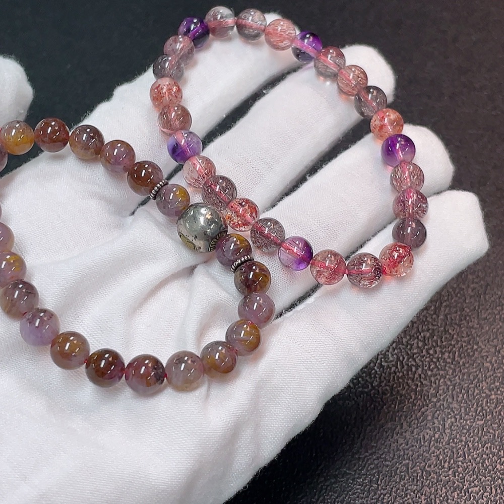 C32785530 Crystal Bracelet Non-Gold Total Weight Approx. 25.8g Sold as a Set