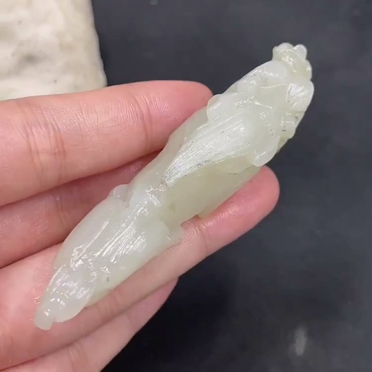 H31635761 Hetian Jade Pendant    Pixiu    Total Weight: Approx. 34.2g