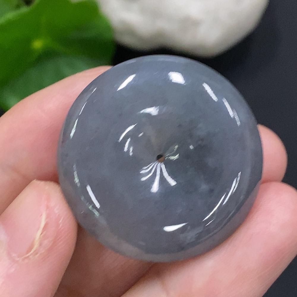 F34070047 Jadeite Safety Buckle, Total Weight Approx. 16.9g