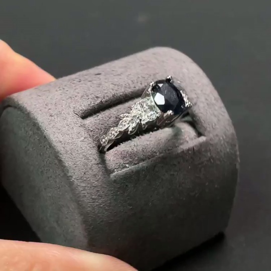 C23613247 Sapphire Ring Total Weight Approx. 2.71g Non-Gold Setting