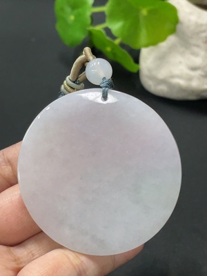 F35081500 Jadeite Plain Pendant Total Weight about 30.5g