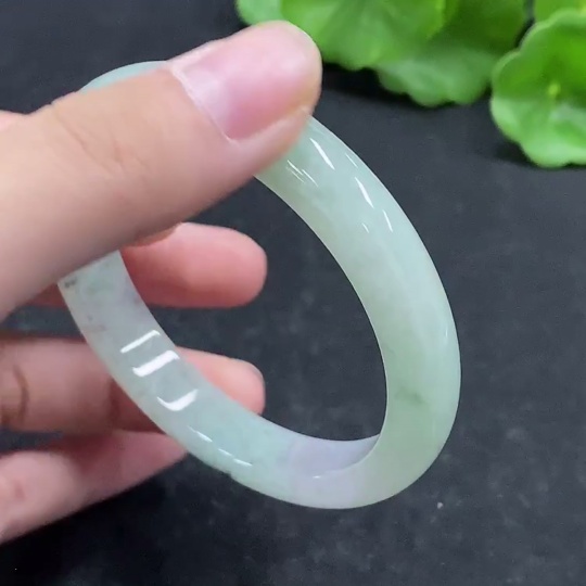 F33946980 Jadeite Round Bracelet Size 53.7 Total Weight Approx. 39.87g