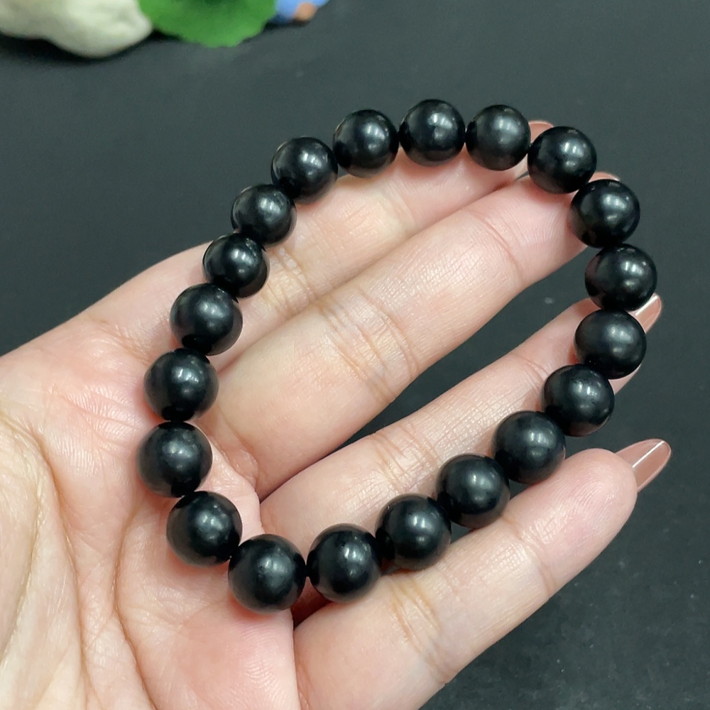 H34011641 Hetian Jade Bracelet, Approx. 10.1 mm, Total Weight Approx. 32.6g, Color Origin Undetermined, Contains Other Mineral Components