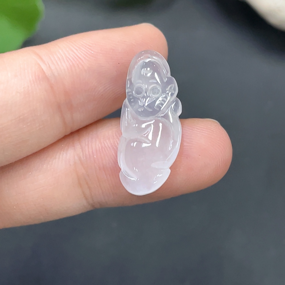 F16762437 Jadeite Monkey Pendant Total Weight 1.646g