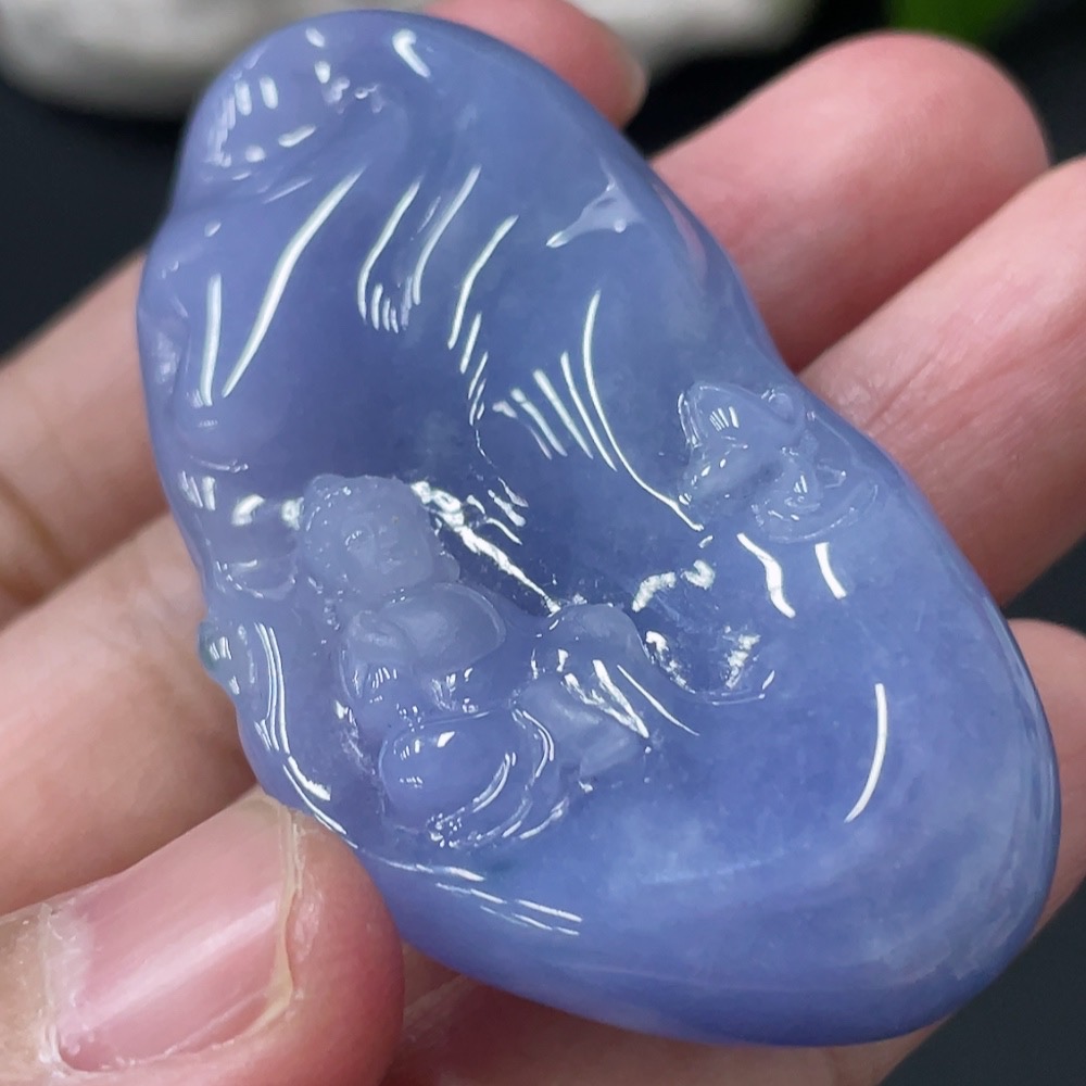 F28271929 Jadeite Guanyin Pendant, Total Weight Approx. 36.7g