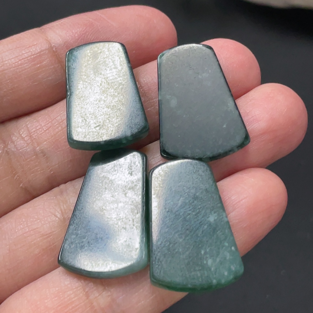 F34978692 Jadeite Plain Pendant Inlay