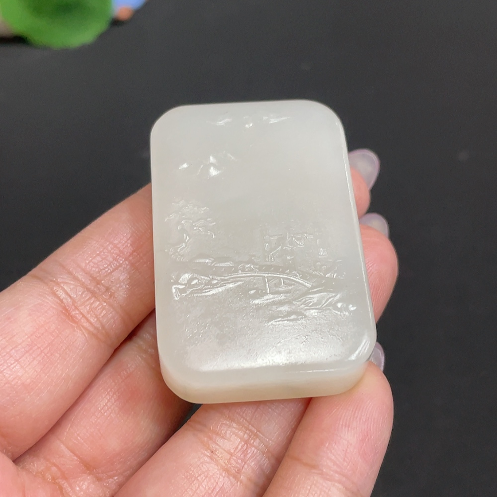 H33862346 Hetian Jade Pendant - Landscape (Total weight: approx. 49.8g)