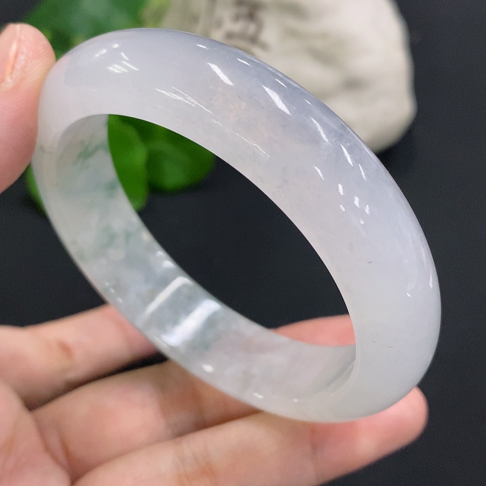 F31647777 Jadeite Round Bracelet Size 55.7 Total Weight Approx. 63.7g