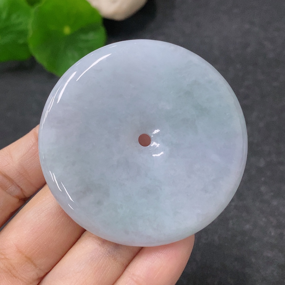 F32792263 JadeitePendant Peace Buckle Total Weight Approx. 44.38g