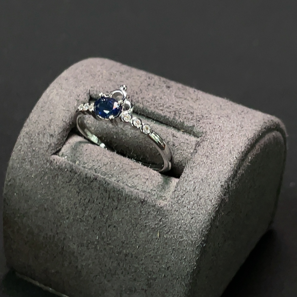 C23576481 Sapphire Ring Total Weight Approx.1.25g Non-Gold Setting