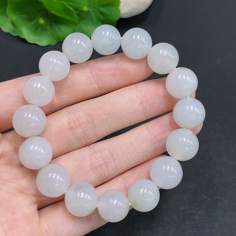 F33906441 Jadeite Bracelet Total Weight About 48g Size Approx.12mm