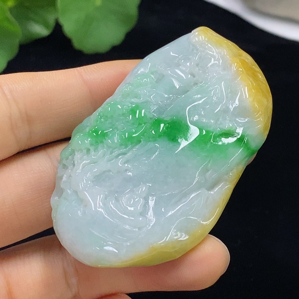 F31649814 JadeiteEnlightenment Pendant
